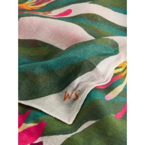 White Stuff Lily Print Scarf